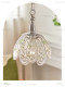 Italian-Style Light Luxury Bedroom Crystal Chandelier, French Mid-Century Style Entryway Hallway Dining Room Pendant Light Casagd