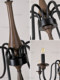 Dark Style Solid Wood Living Room Chandelier American Retro Dining Room Candle Lamp French Vintage Bedroom Study Lamp Casagd