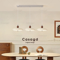 Casagd Original Simple Modern Cream Style Restaurant Chandelier Normcore Designer Atmosphere Cafe Led Light