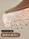CASA mid-century style water drop restaurant chandelier retro designer shiftable high CRI dining table bar rocker arm lamp