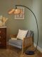 Vintage Fishing-Style Floor Lamp, Japanese Wabi-Sabi Style, for Living Room Next to Sofa, Retro Study, Bedroom, Artistic Atmosphere Lamp Casa