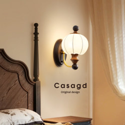 French-Style Medieval Wall Lamp, Bedroom Bedside High-End Atmosphere Lamp, Living Room Tv Wall Retro Corridor Aisle Decorative Lamp