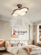 Artistic Children's Room Invisible Fan Light Airplane Boy Full Spectrum Eye Protection Antique Style Solid Wood Bedroom Lamp Casagd