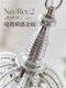 Italian-Style Light Luxury Bedroom Crystal Chandelier, French Mid-Century Style Entryway Hallway Dining Room Pendant Light Casagd