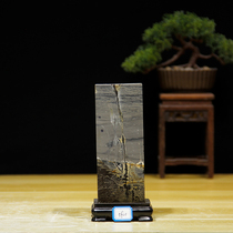 There are multiple national paintings of stone grass flower stone square pillar chishi seal 17 5 * 6 * 6 square to finance home feng shui swing piece