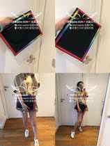 LV mens limited edition rainbow handbag POCHETTE A4