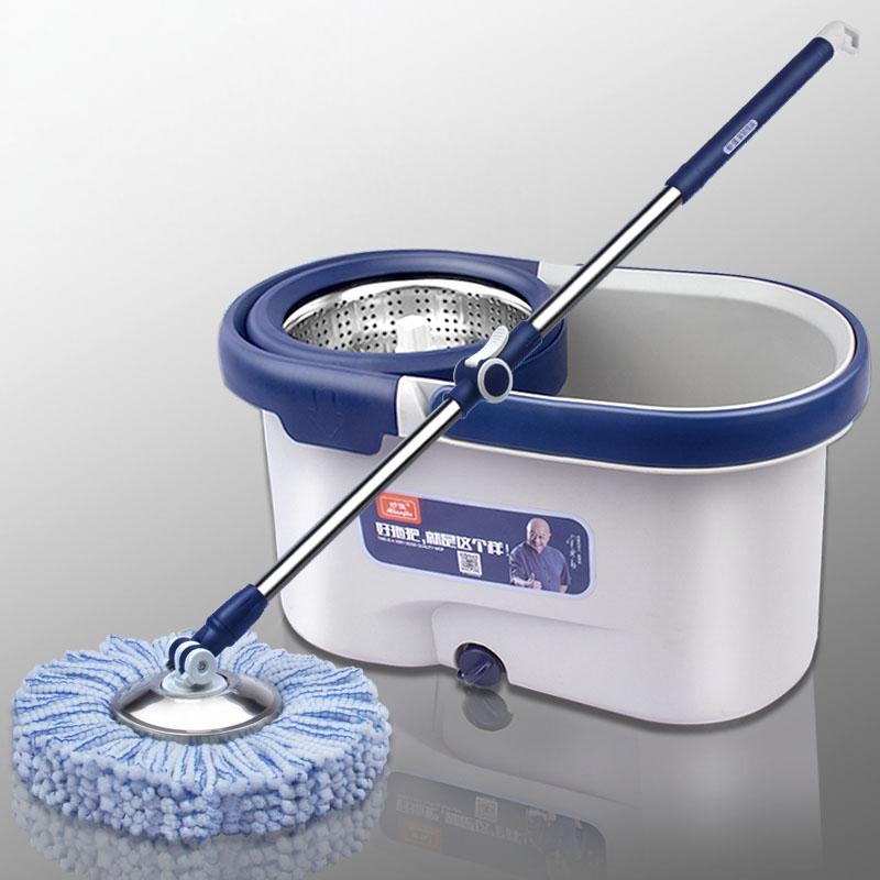 Rotating Mop with Enlarged and Thickened Water Bucket, Durable and Labor-Saving for Home Use, Automatic Spin-Drying, Dual-Use for Wet and Dry, Extended Hydraulic Rod Rotating Mop with Enlarged and Thickened Water Bucket, Durable and Labor-Saving for Home Use, Automatic Spin-Drying, Dual-Use for Wet and Dry, Extended Hydraulic Rod