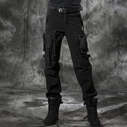Outdoor military pants Women's multi-pocket overalls Men's special forces pants autumn large size casual loose wear-resistant tactical pants