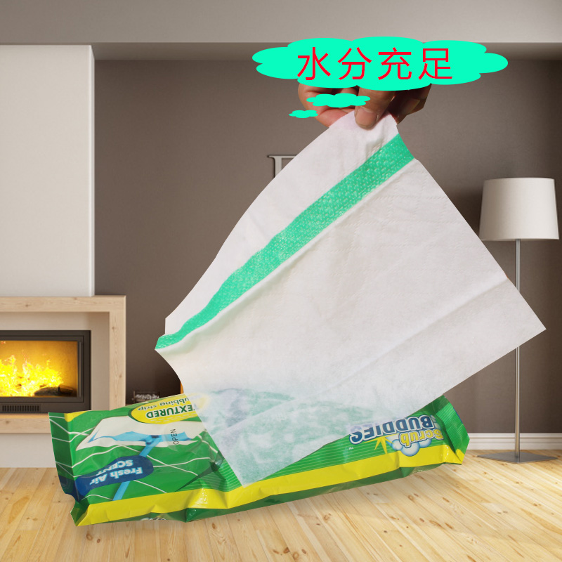 90 Pieces Outlet Tailoring Thickened Printed Floor Needling Unwoven Fabric Mop Sloth Slop Slopply Packaging Random Shipping