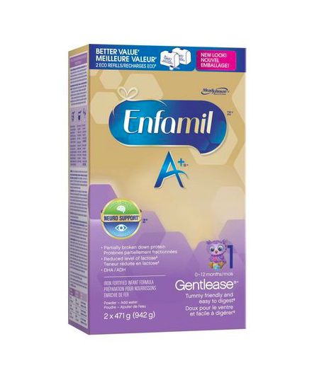 Canada's Meijiansheng pro-shu partially hydrolyzed a section 1 infant milk powder anti-allergic anti-flatulence 942g