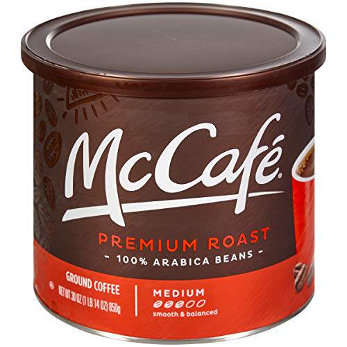 McCafeacute  Premium Roast Ground Coffee 30 oz Canister