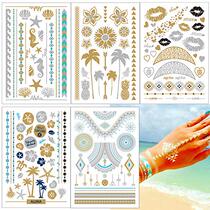 LUXEY TATOOS Set of 5 sheets Temporary Tattoo stick
