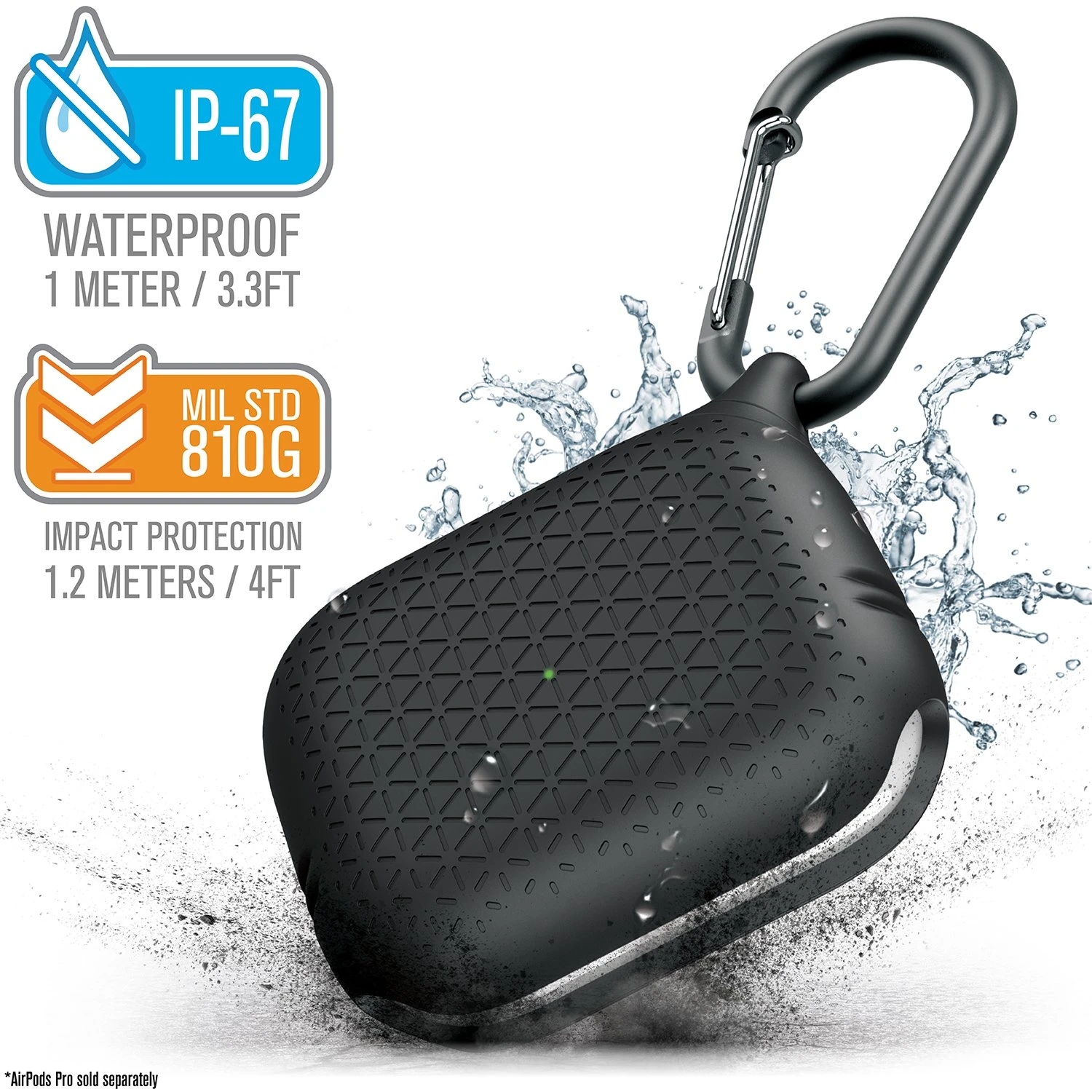 American Catalyst applies to the Apple airpodspro headphone protective shell for three generations of waterproof silicone gel headsets