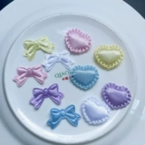 Ткань с бантиком, заколка для волос ручной работы, планировщик