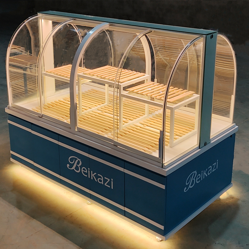 Breakcase Bread Showcase Commercial arc of cake shop cake store cabinet new cake model cabinet custom