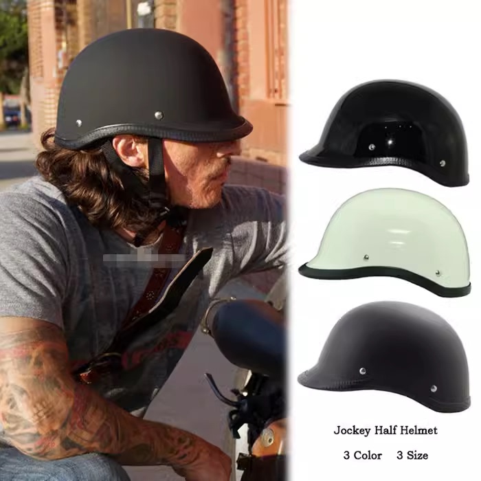 Retro Harley Motorcycle Helmet, Personalized Retro Hat