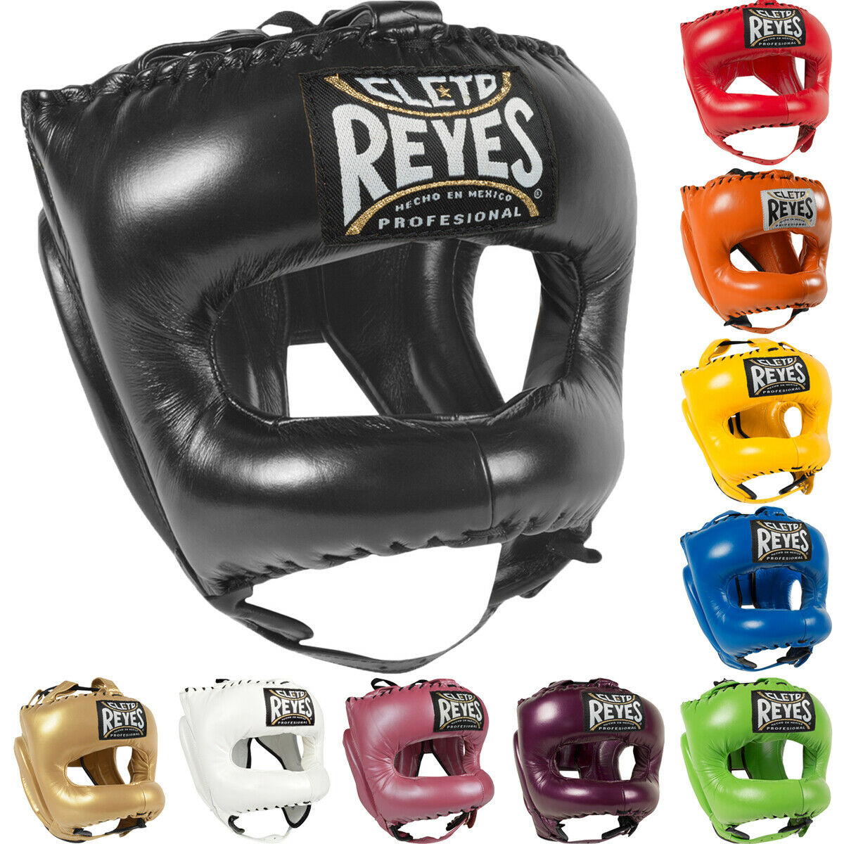 Cleto Reyes Reyes Reyes beam helmet real leather boxing to fight Thai fist comprehensive combat nose helmet