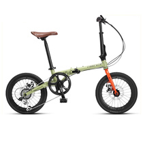 Permanent folding bicycle 16-inch variable-speed urban mobility for men and women ultra-light trunk bicycle for adults