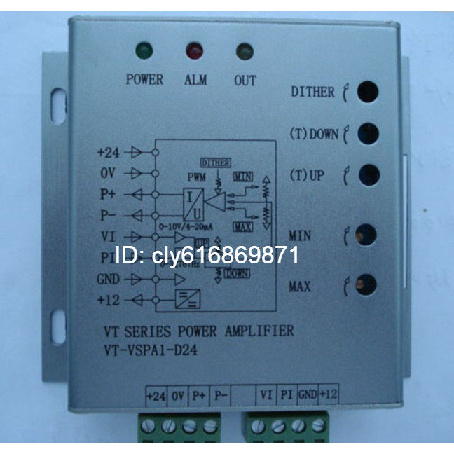 Electric liquid proportional valve enlarged plate VT-VSPA1-D24