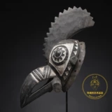 Африканские древесные маски бородавки, свинина, птичьи анострадированные орнамент на стене висячи