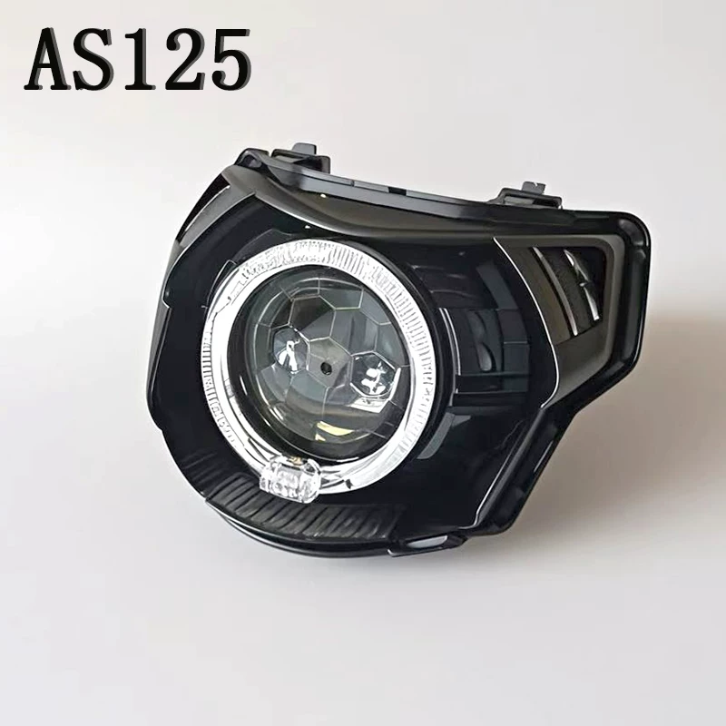 Аппарат фар Husi AS125 сверхяркая лазерная матричная LED линза модифицированная Ангел Демон 65W и Четыре