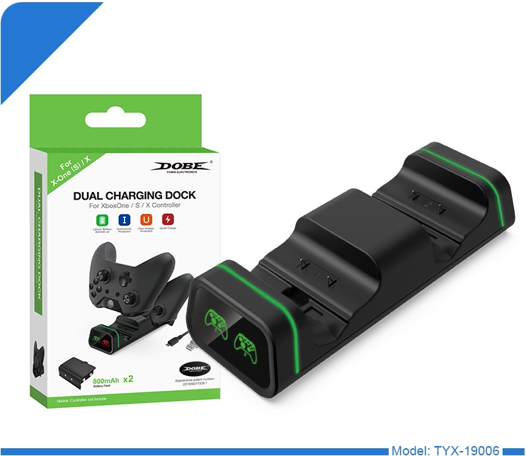 Джойстик для XBOX dobe xboxone手柄电池 1200mah手柄电池包+3m数据线 tyx-1889