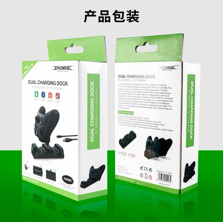 Джойстик для XBOX dobe xboxone手柄电池 1200mah手柄电池包+3m数据线 tyx-1889