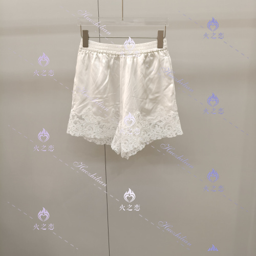 Youwei Youwei* Authentic 2026 Autumn Lace Patchwork Lightweight Shorts 1499-Y5226302