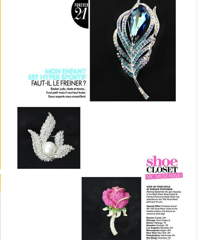 Broche femme en Zircon diamant - Ref 1171234 Image 19