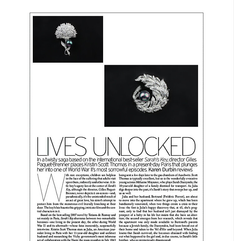 Broche femme en Zircon diamant - Ref 1171234 Image 13