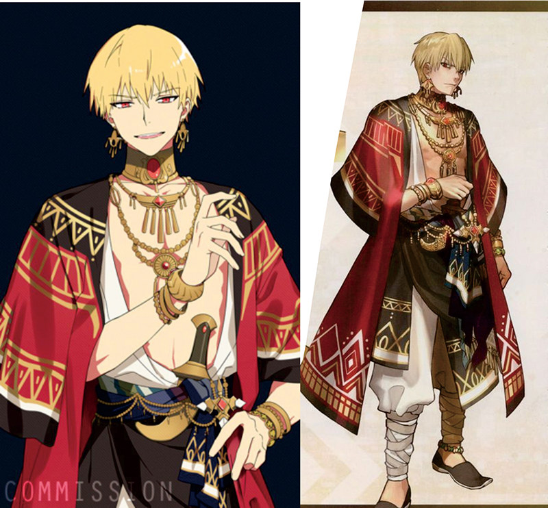 Spa Marvel A Gill Gameshkin sparkling Arab COS Costume Men's Clothing Red Gown Custom Afterlife