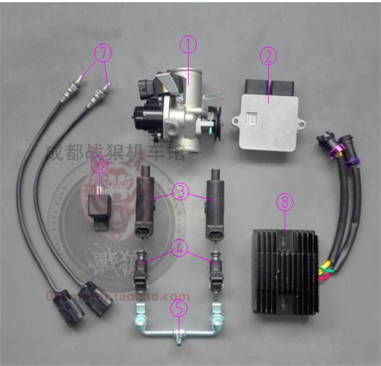 Jiming accessories motorcycle FYMM400S engine computer ECU original ignition coil oxygen sensor