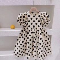 Girls Dress Summer 2021 New Cotton Poles Skirt Loose Princess Dress Korean 9 Girls 8 Years Old Childrens Skirt