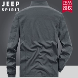 Jeep, джип, мужская эластичная осенняя тонкая дорожная спортивная куртка для отдыха, свободный крой