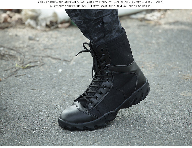Bottes militaires pour homme - amortissement - Ref 1402064 Image 13