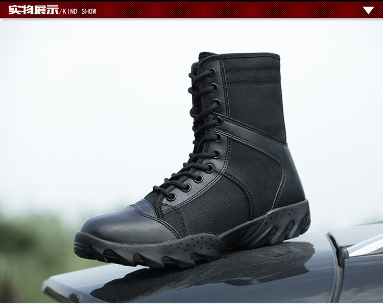 Bottes militaires pour homme - amortissement - Ref 1402064 Image 10