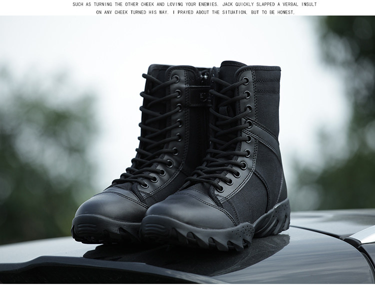 Bottes militaires pour homme - amortissement - Ref 1402064 Image 12