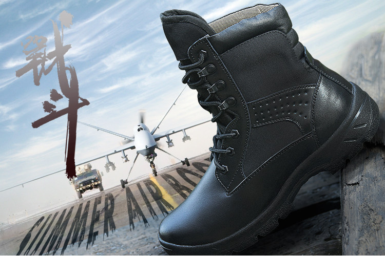 Boots militaires pour homme - porter - Ref 1402147 Image 7