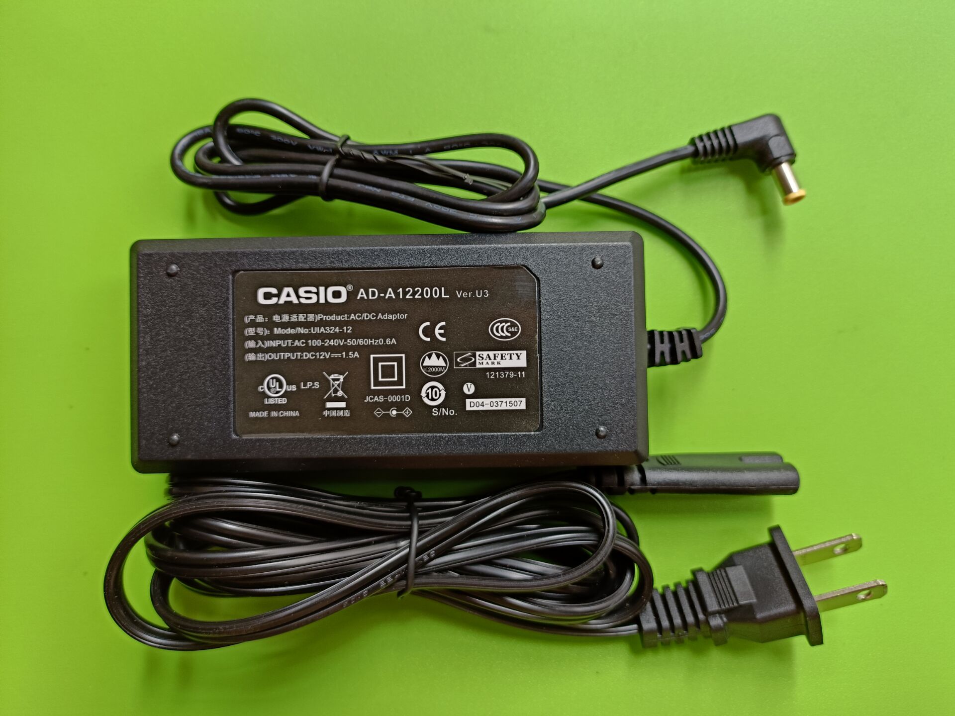 Applicable Casio Electric piano 12V1 5A electronic organ CDP-S150 PX-770WE power cable adapter-Taobao