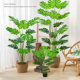 Nordic Style Artificial Green Plants, High-End Light Luxury Monstera Landscaping Combination, Tropical Plant Potted Plants, Window Decoration Ornaments