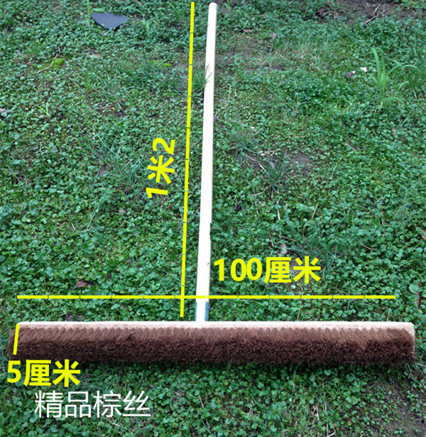 Pure natural plant large long-handled brown brush brush brush industrial brush brush brush brush brush brush brush