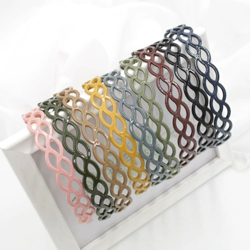 Ободок для взрослых, нескользящая зубчатая пластиковая повязка на голову, аксессуар для волос, японские и корейские