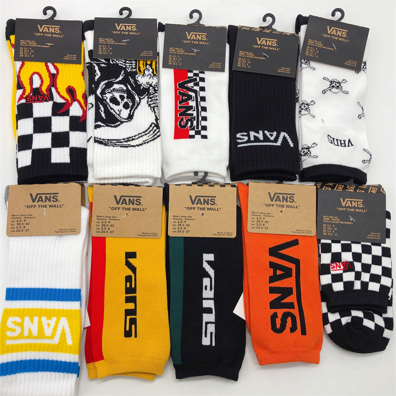 In-Stock Vans Spring/Summer New Low-Cut Casual Socks Black and White Checkerboard Sports Socks In-Stock Vans Spring/Summer New Low-Cut Casual Socks Black and White Checkerboard Sports Socks