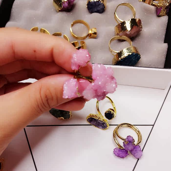 Bague Femme OTHER en Cristal naturel pierre semi-precieuse - Ref 3088051 Image 12