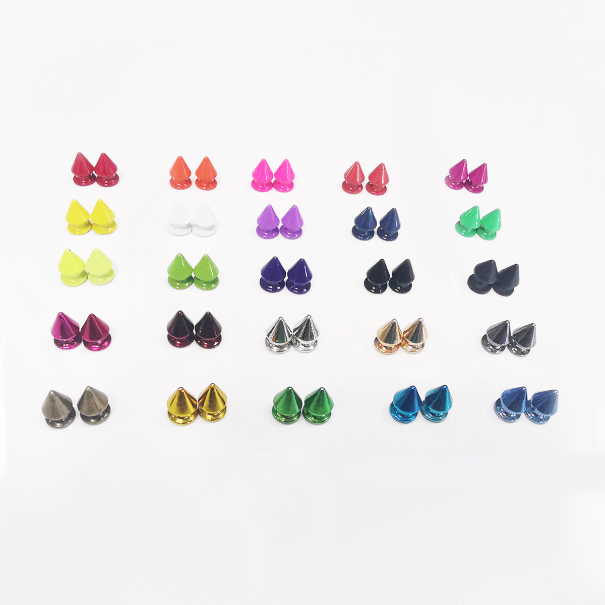 DIY Pet Clothing Accessories Material 8 * 12mm Pointed Anti Biting Item Ring Rivet Dress DIY Tip Cone Nail