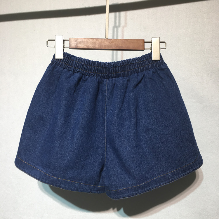 Mát mẻ mát mẻ mùa xuân và mùa hè mới đàn hồi cao eo quần short denim nữ mùa hè Hàn Quốc phiên bản lỏng mỏng rộng chân quần hoang dã nóng quần