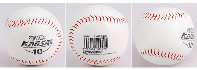 Mad God Softball Bóng chày Handmade Khâu kết cấu Mềm 8cm 10 inch Solid Softball Thi tiểu học và trung học