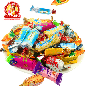 【俄罗斯进口】巧克力夹心糖果500g