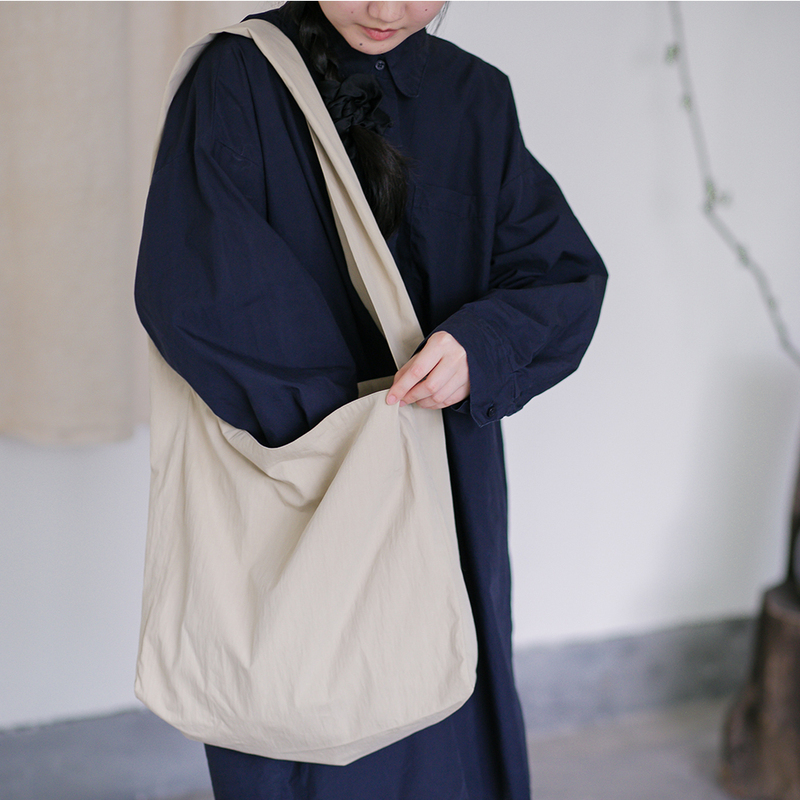 Palemoon |   Sunday Large Crossbody Bag Japanese Mori Style Literary Retro Casual Single Shoulder Cloth Bag