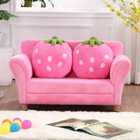 Hàn Quốc trẻ em phim hoạt hình nhỏ sofa nhỏ sofa dâu trẻ sơ sinh phòng bé trang trí phim hoạt hình ghế sofa đôi - Ghế sô pha sofa góc